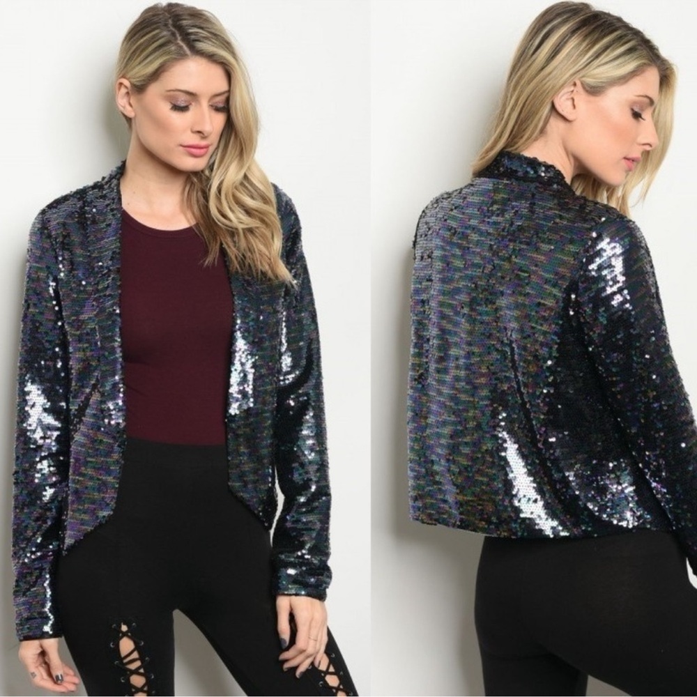 Whyte Eyelash Sequin Jacket